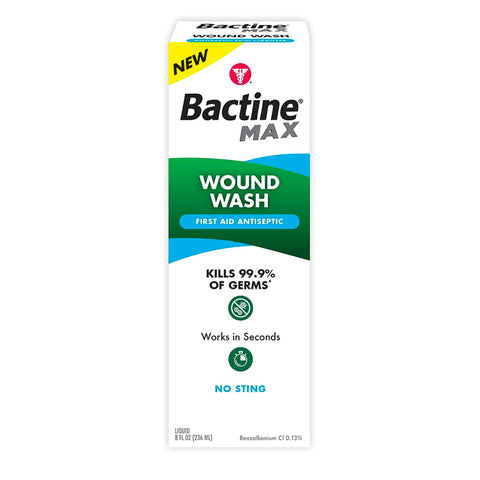 Bactine Max Wound Wash First Aid Antiseptic